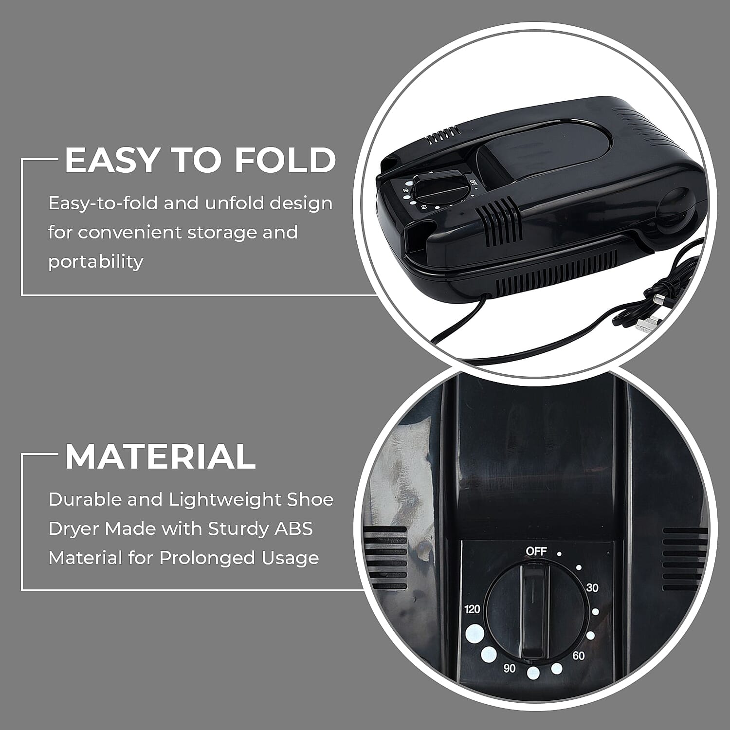 Homesmart - Foldable Electric Shoe Dryer