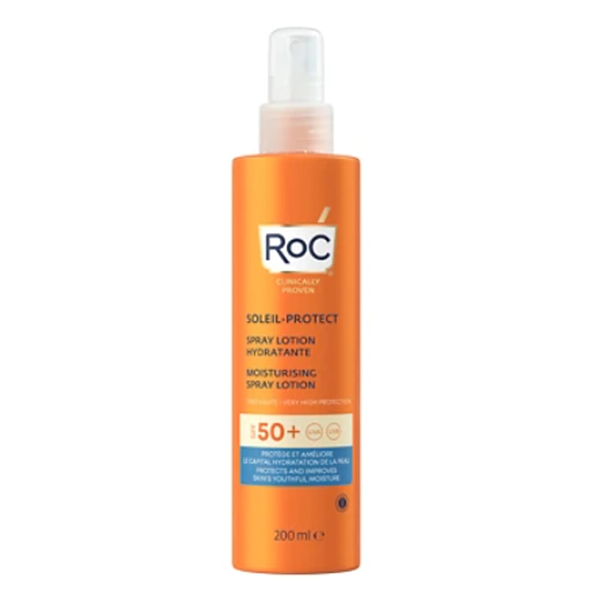 ROC: Spray Lotion SPF50 Sun Protect Moisturising - 200ml