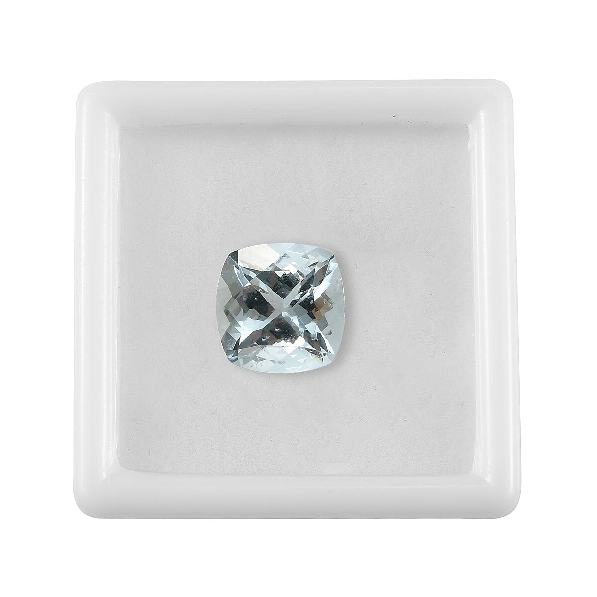 Aquamarine Cushion 10x10mm