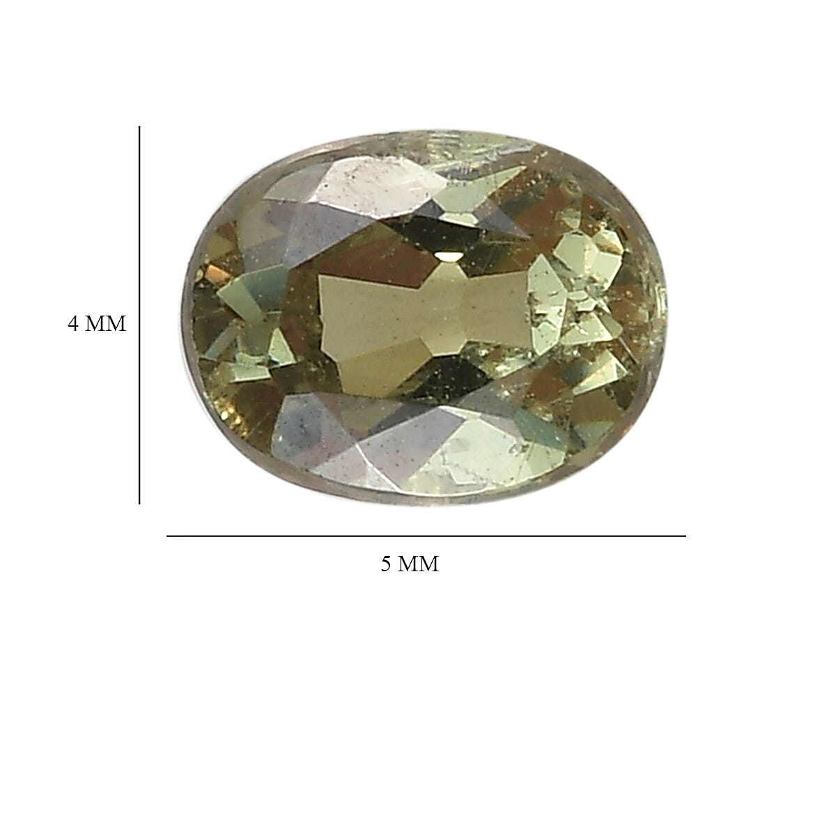 AA Demantoid Garnet Oval 5x4mm