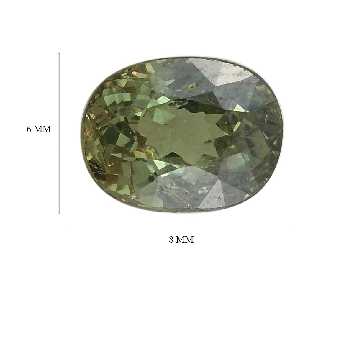 AA Demantoid Garnet Oval 8x6mm-1.51 Ct