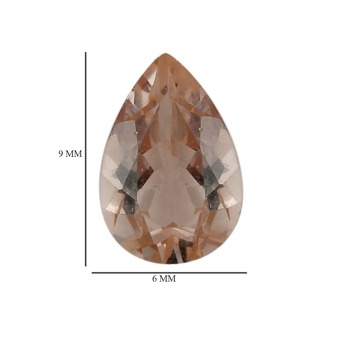 Morganite Prism 9x6mm - 1.16 Ct