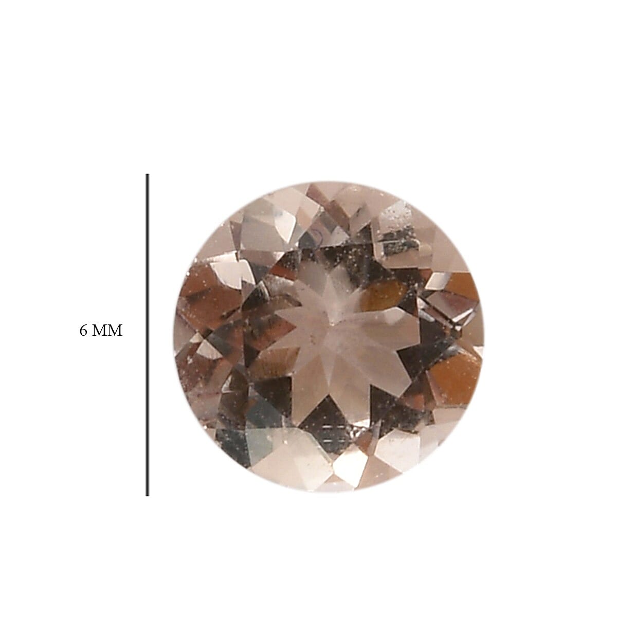 AA Morganite Round 6mm-