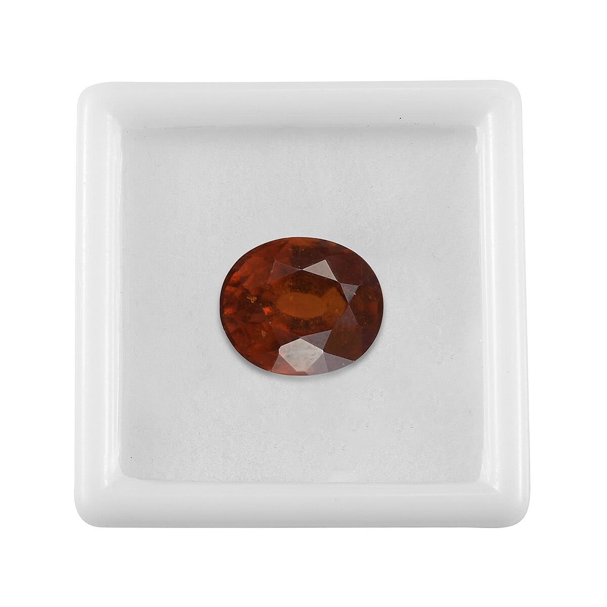 AAA Hessonite Garnet Oval 13x11m - 6.88 Ct