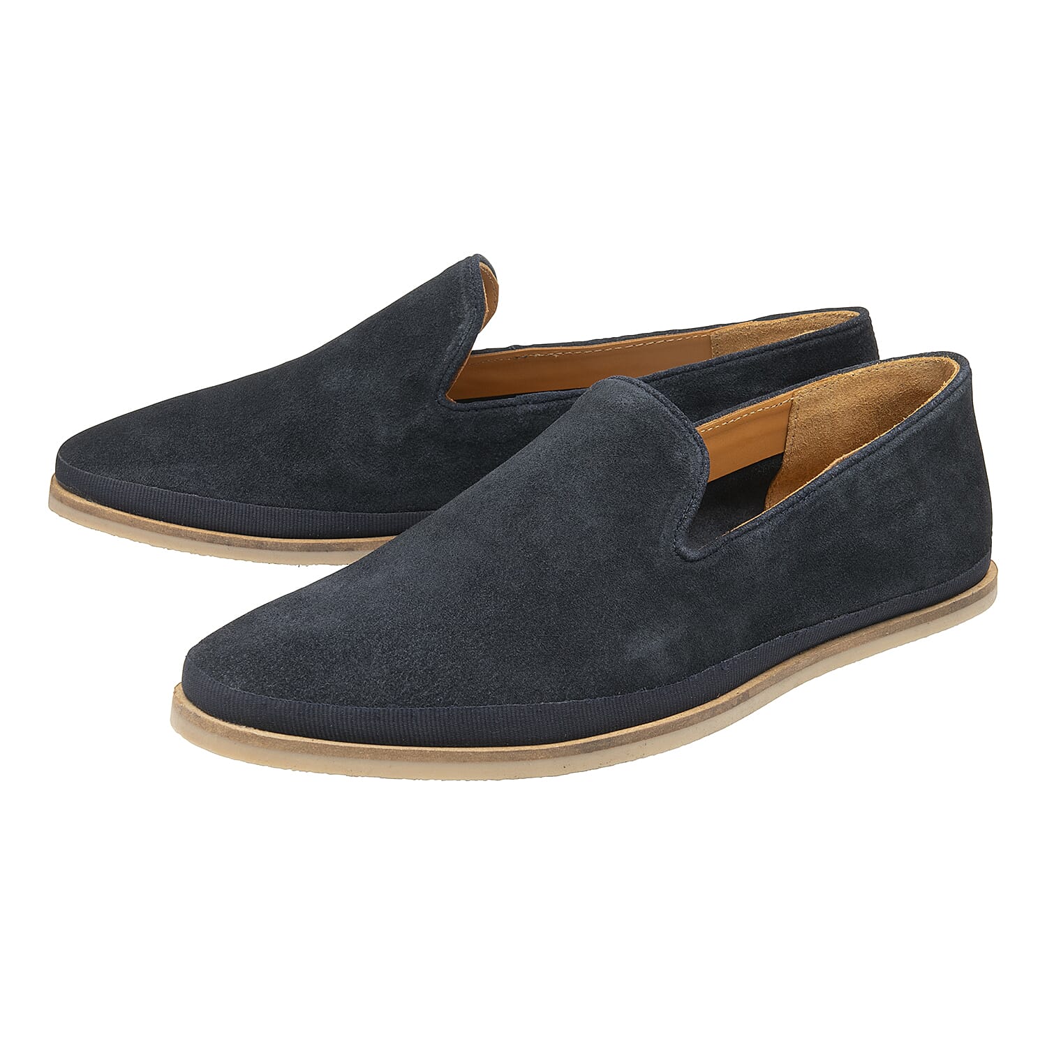 FRANK WRIGHT Tarn Suede Loafer (Size 7) - Navy
