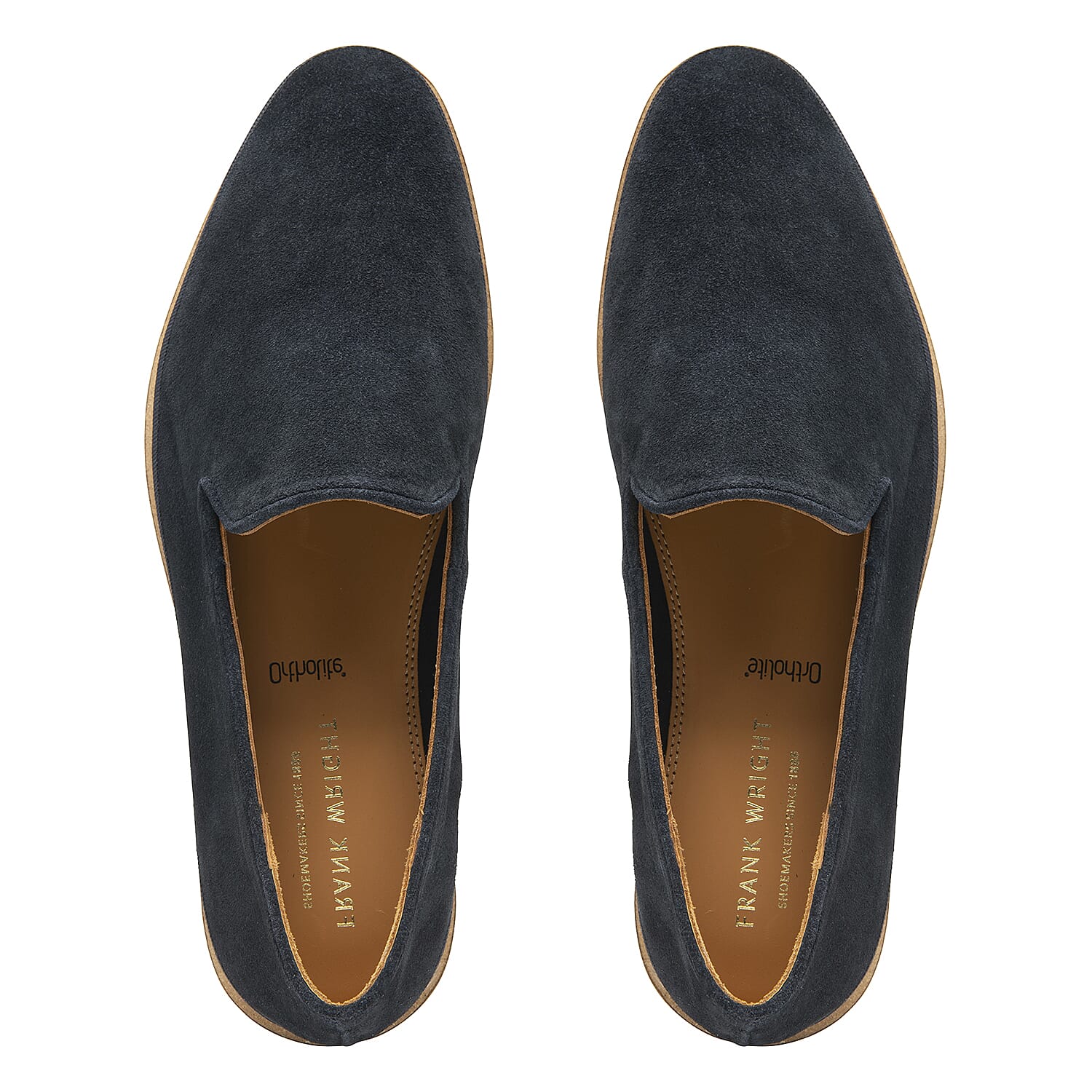 FRANK WRIGHT Tarn Suede Loafer (Size 7) - Navy