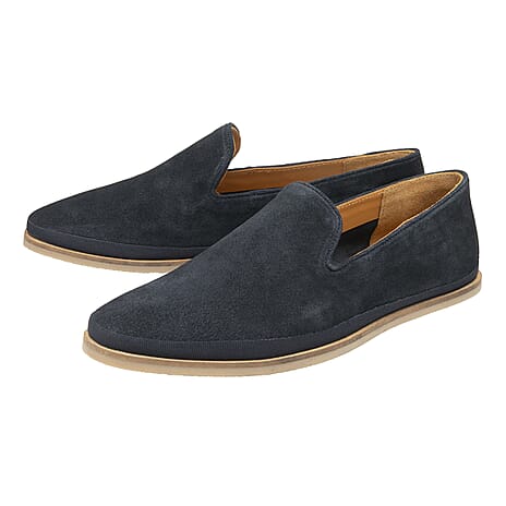 FRANK WRIGHT Tarn Suede Shoe (Size 8) - Navy