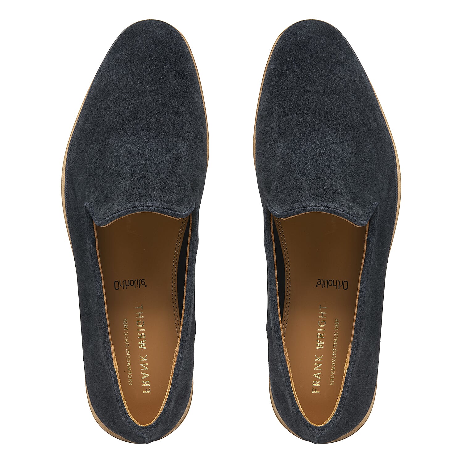 FRANK WRIGHT Tarn Suede Shoe (Size 8) - Navy