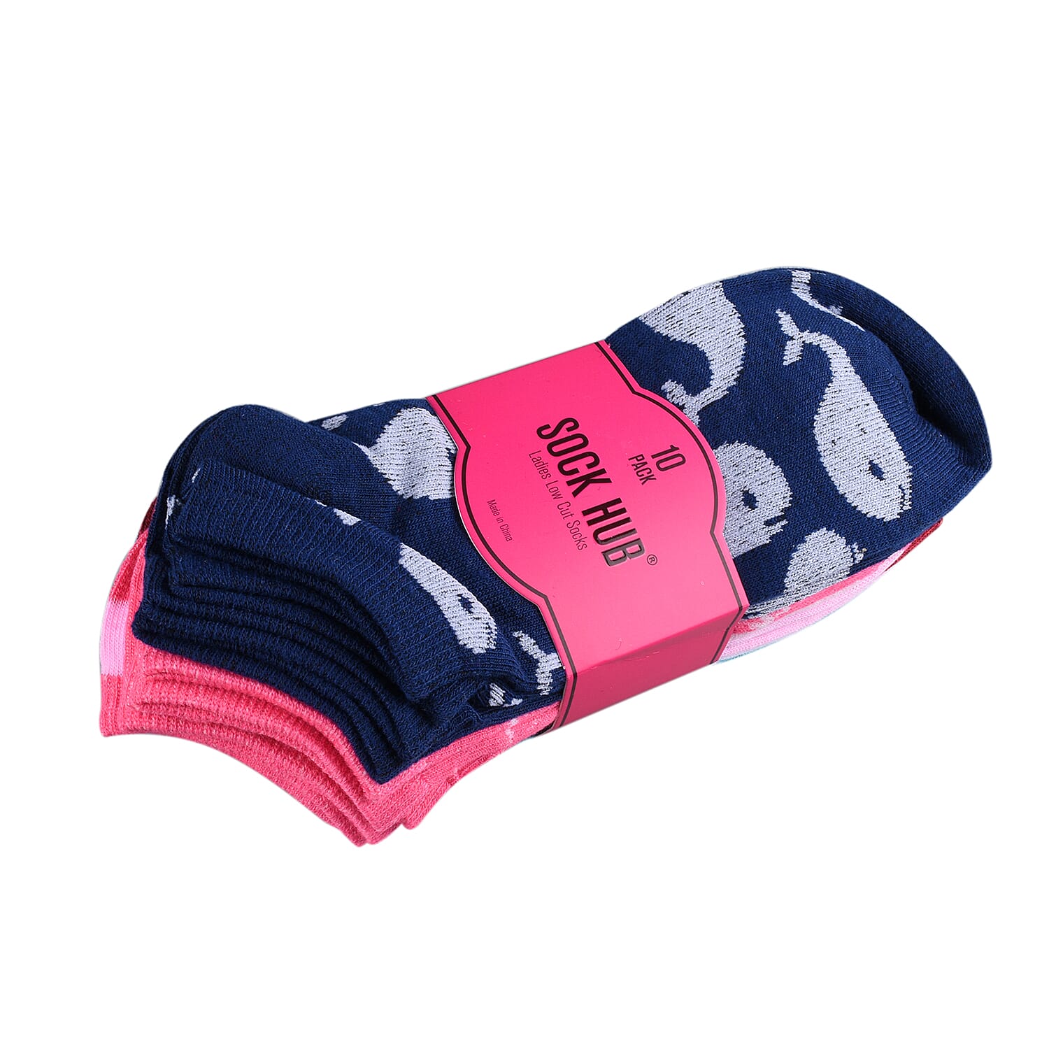 6 Pack - Signature Women Breathable Knitted Socks (Size-5-9) - Multi