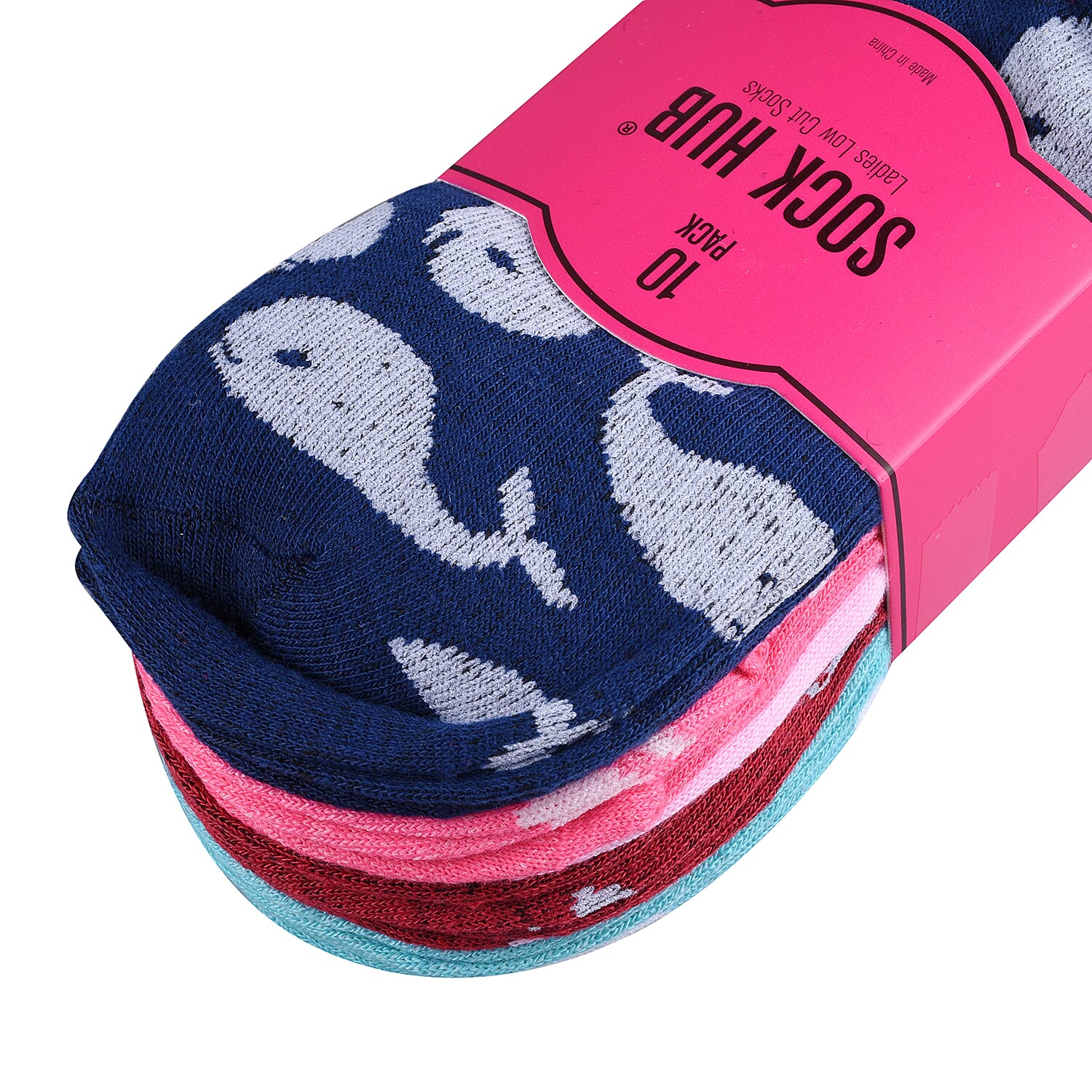 6 Pack - Signature Women Breathable Knitted Socks (Size-5-9) - Multi