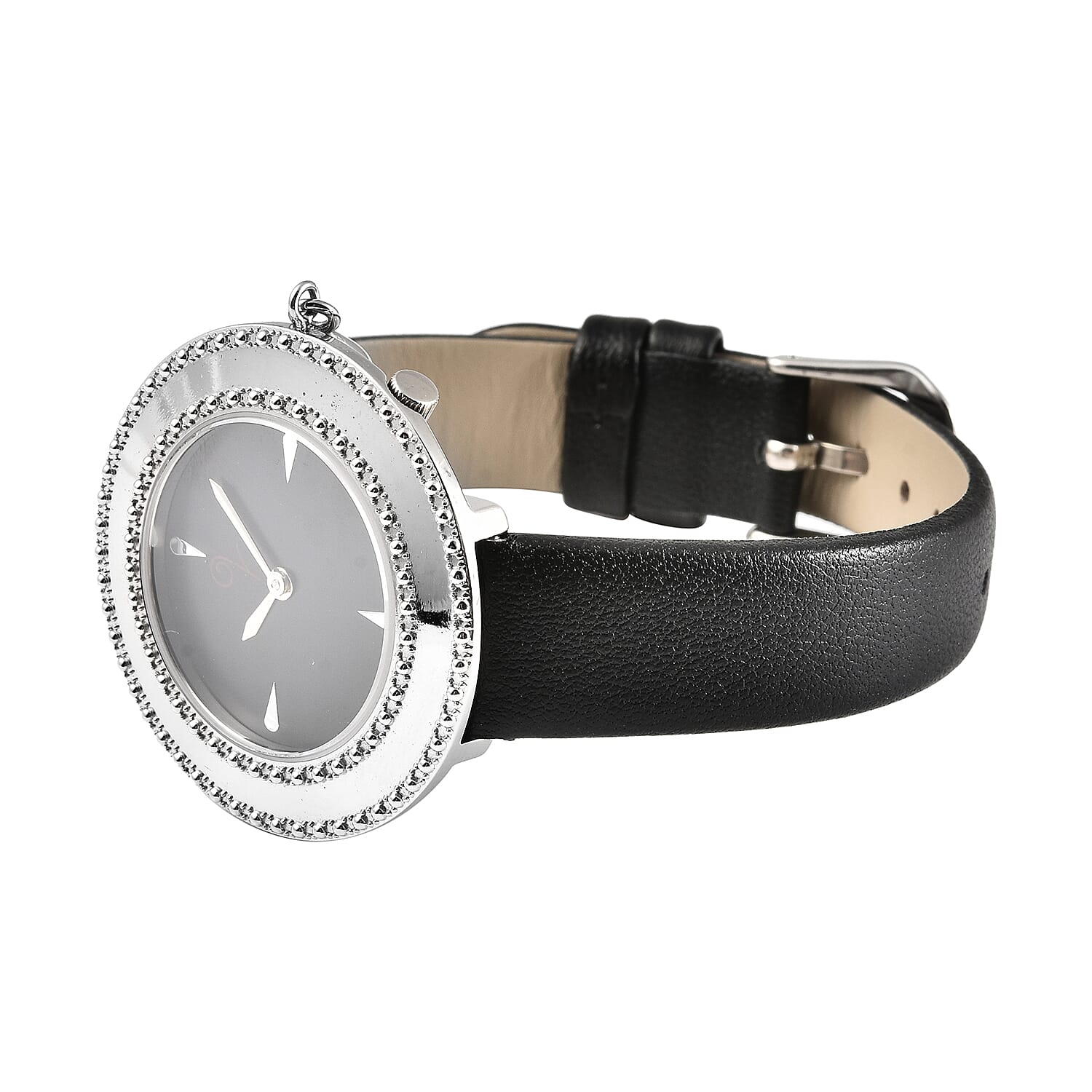 36mm Case:#304 stainless steel case+#304 stainless steel fittings,Movement:Ronda 762 two second hands/Swiss Movement,Brand:LUCYQ,Plated:IPS plating,Dail:black literal+4pcs UP nail+blue sapph