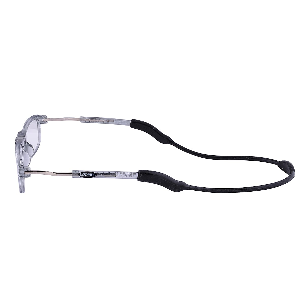 Loopies +1.50 Diopter Magnetic Reading Glasses in White Frame
