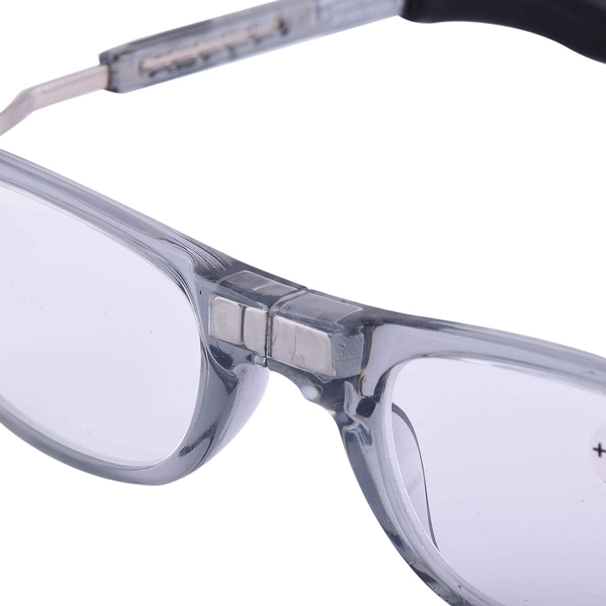 Loopies +1.50 Diopter Magnetic Reading Glasses in White Frame