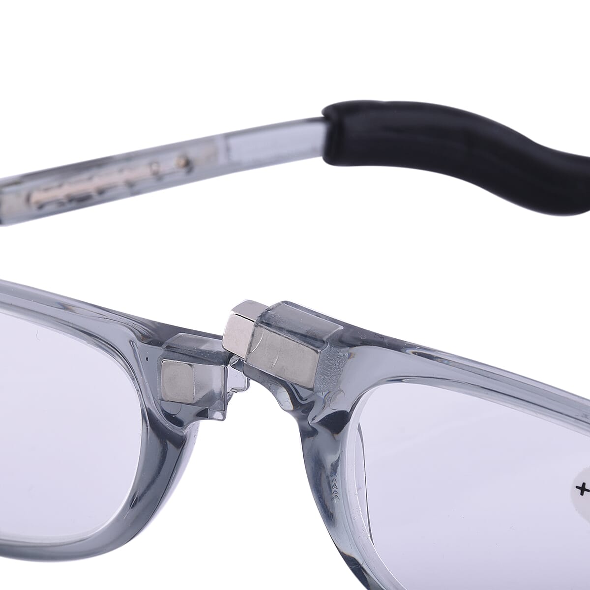 Loopies +1.50 Diopter Magnetic Reading Glasses in White Frame