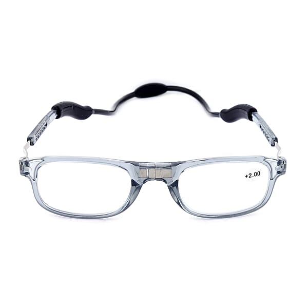 Loopies +2.00 Diopter Reading Glasses in White Frame 6276994