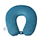 Stylish and Comfortable Memory Foam Ergonomic Neck Pillow with Snap Closure - Teal