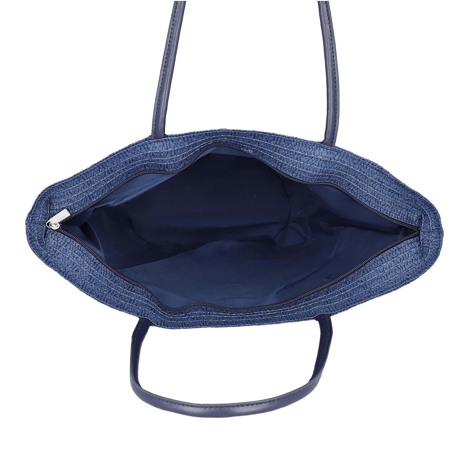 2 Piece Set - Handbag with Matching Hat Tote Bag - Beige and Khaki