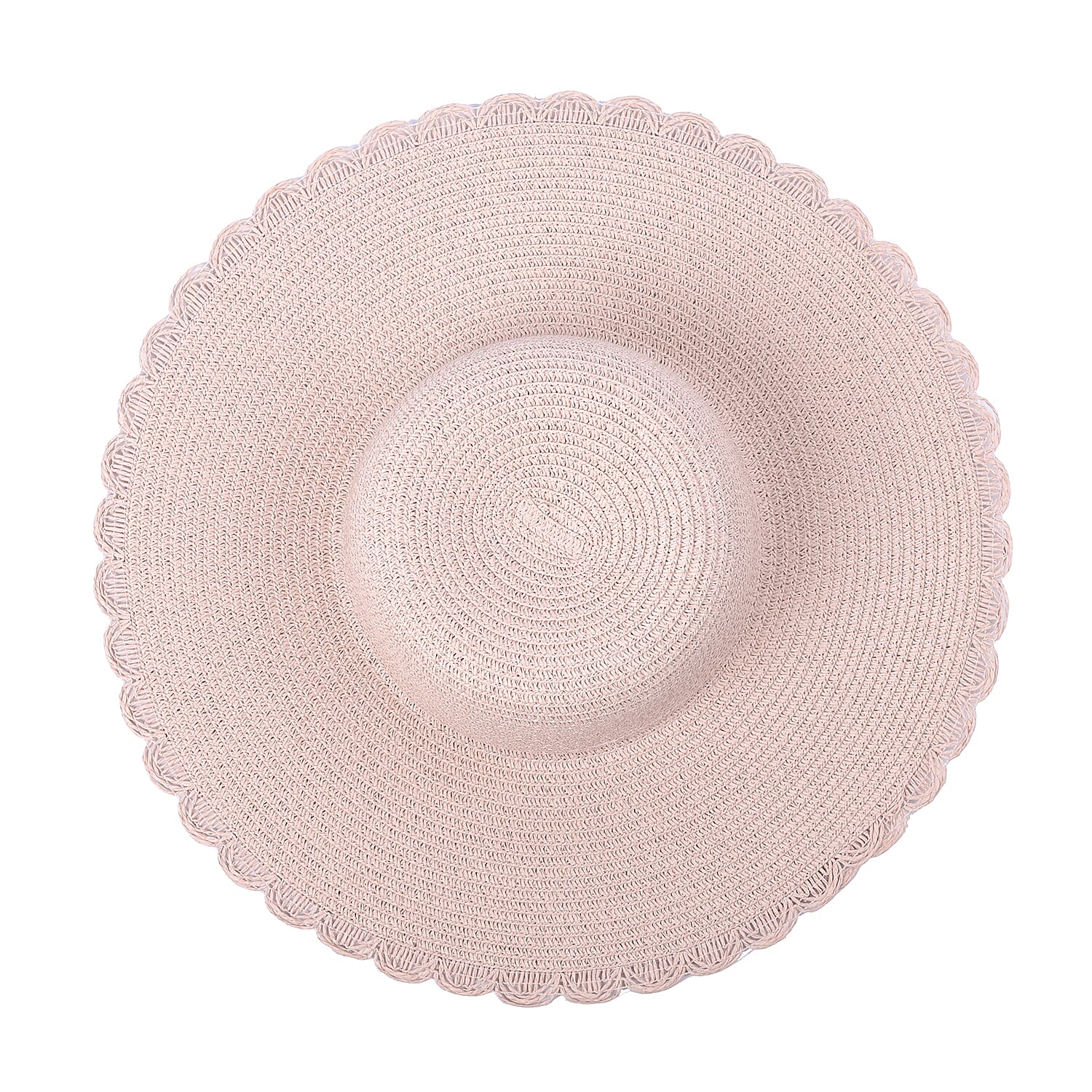 2 Piece Set - Handbag with Matching Hat Tote Bag - Beige and Khaki