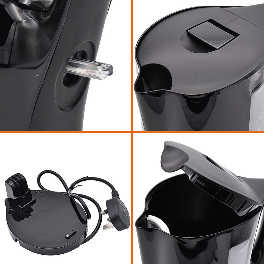 1.7L Jug Kettle (Size- 24x16cm, Cord L- 70cm) - Black