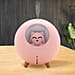 The Fifth Season - Cute Planet Cat Humidifier with 10ml Rose Fragrance Oil and Colour Changing LED Light - Pink