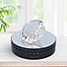 Rotating Display Stand with Black & Transparent Colour Crystal Glass (3xAAA Battery not Included) (Size 13x3.5cm)