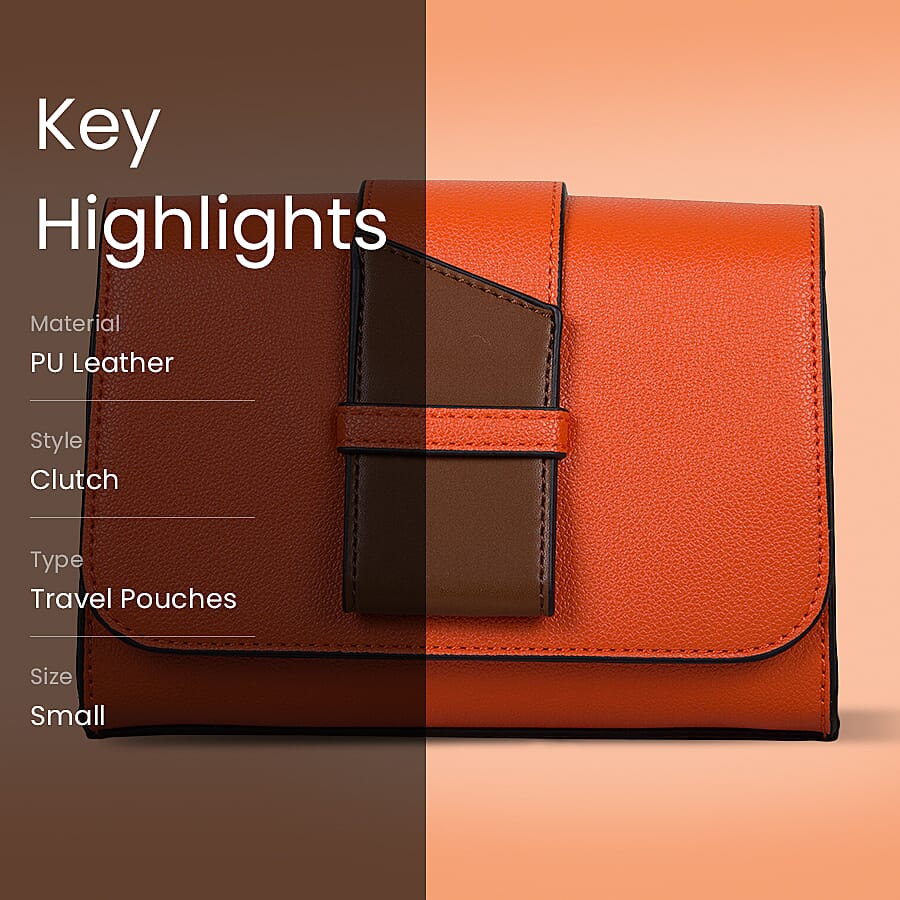 Bulaggi Collection Goldie Hippouch in Orange