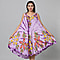 Tie & Dye Purple Umbrella Dress in Floral Pattern (Size upto 20)  - 120cm/47in