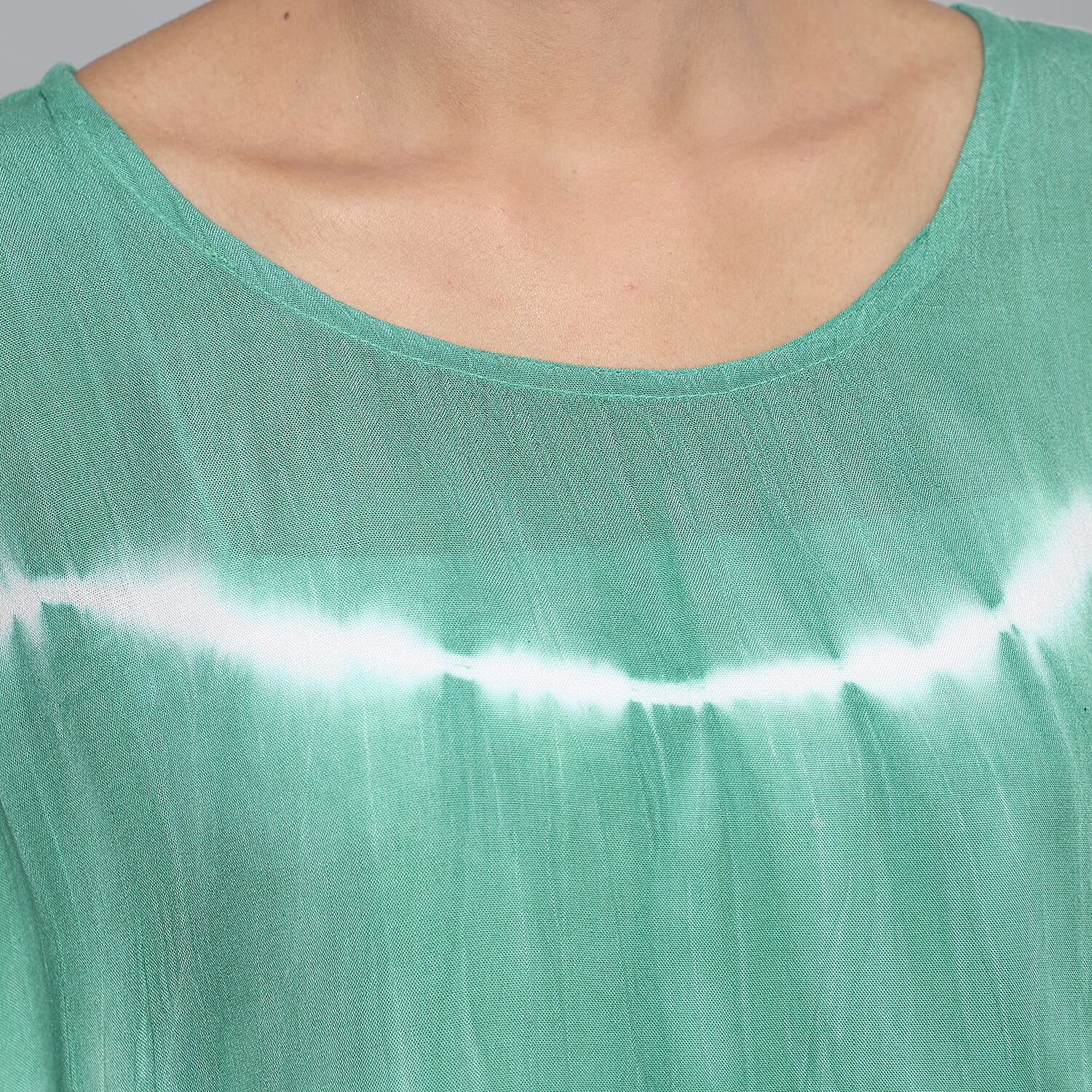 Tie & Dye Umbrella Dress in Black and White