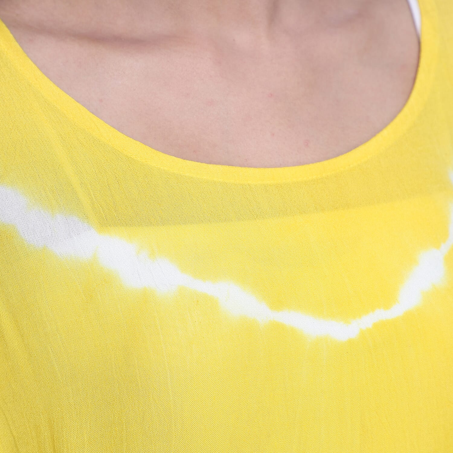 Tie & Dye Umbrella Dress in Black and White