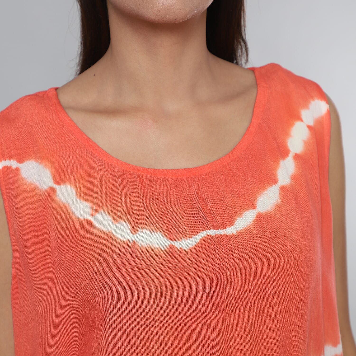 Tie & Dye Umbrella Dress in Black and White