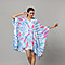 New Arrival-Tie & Dye Kaftan in Blue and Multi Colour (Size upto 18)