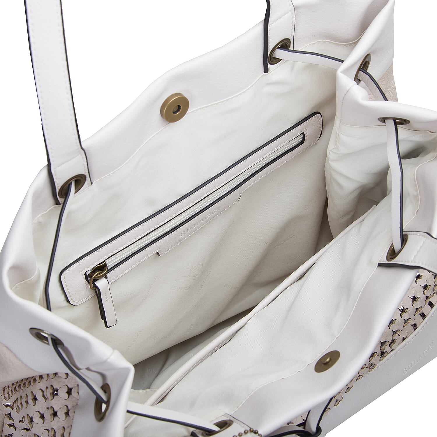 Bulaggi Collection Buffy Bone Colour Shopping Tote Bag