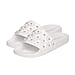 Comfortable Women Flower Slider in White