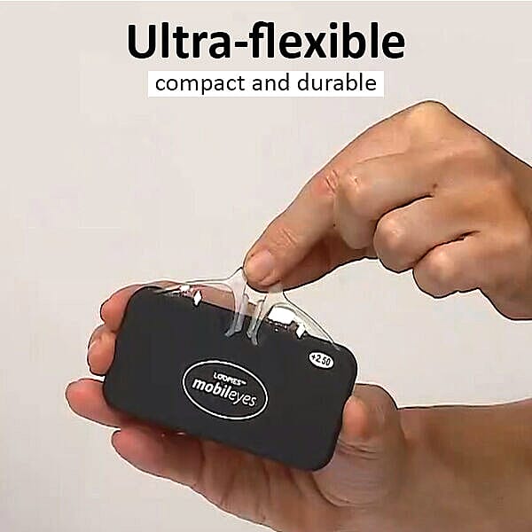 Loopies Mobileyes Pince Nez Ultra Thin and Light Reading Glasses - 2.50