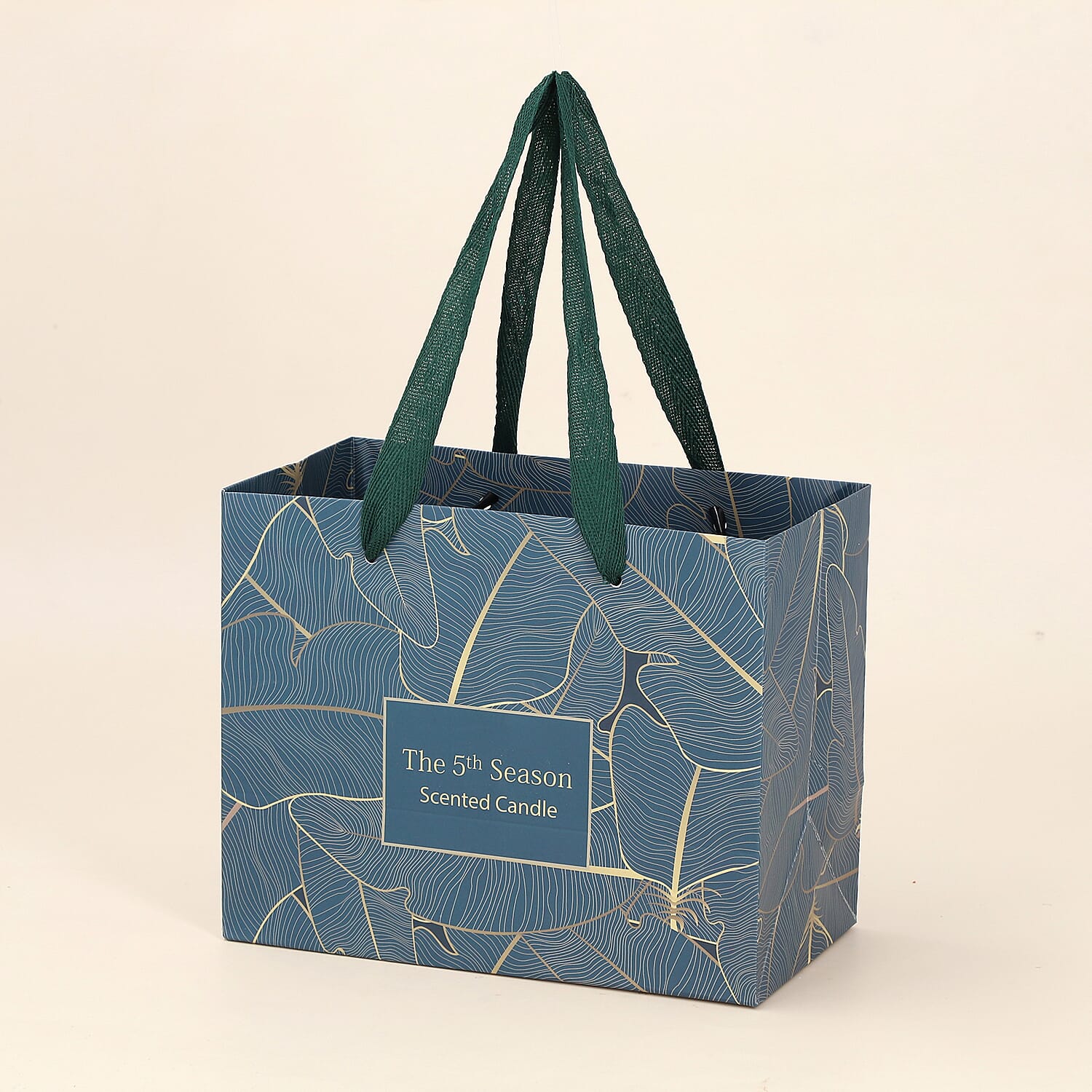 Close Out Deal Fruit Temptation Fragrance Candle Cup with 4 Small Candle - Green