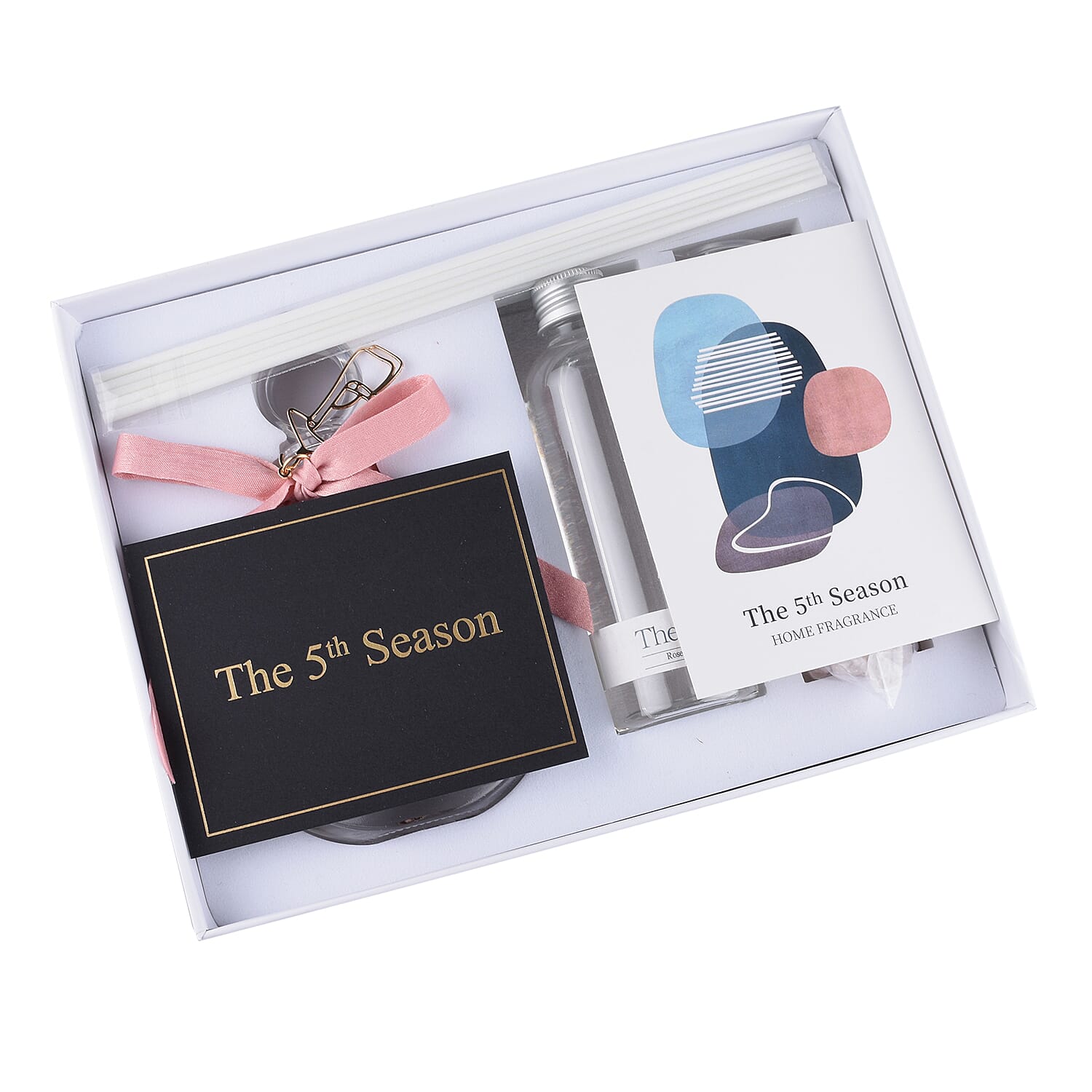 The 5th Season - Perfume Bottle with Red Agate and Reed Diffuser