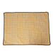 Chequered Pattern Acrylic Picnic Blanket - Yellow and White
