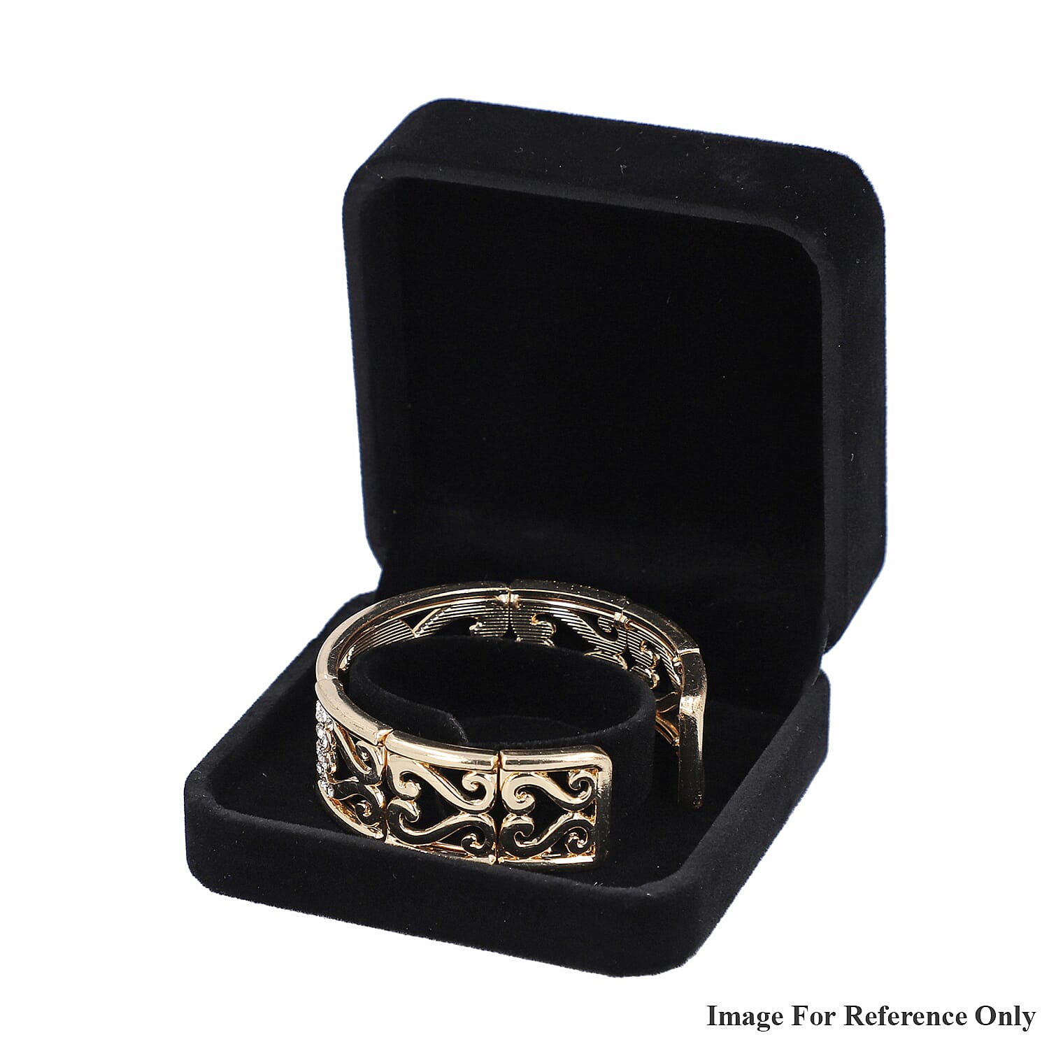 Set of 4  Portable Velvet Jewellery Box  Black