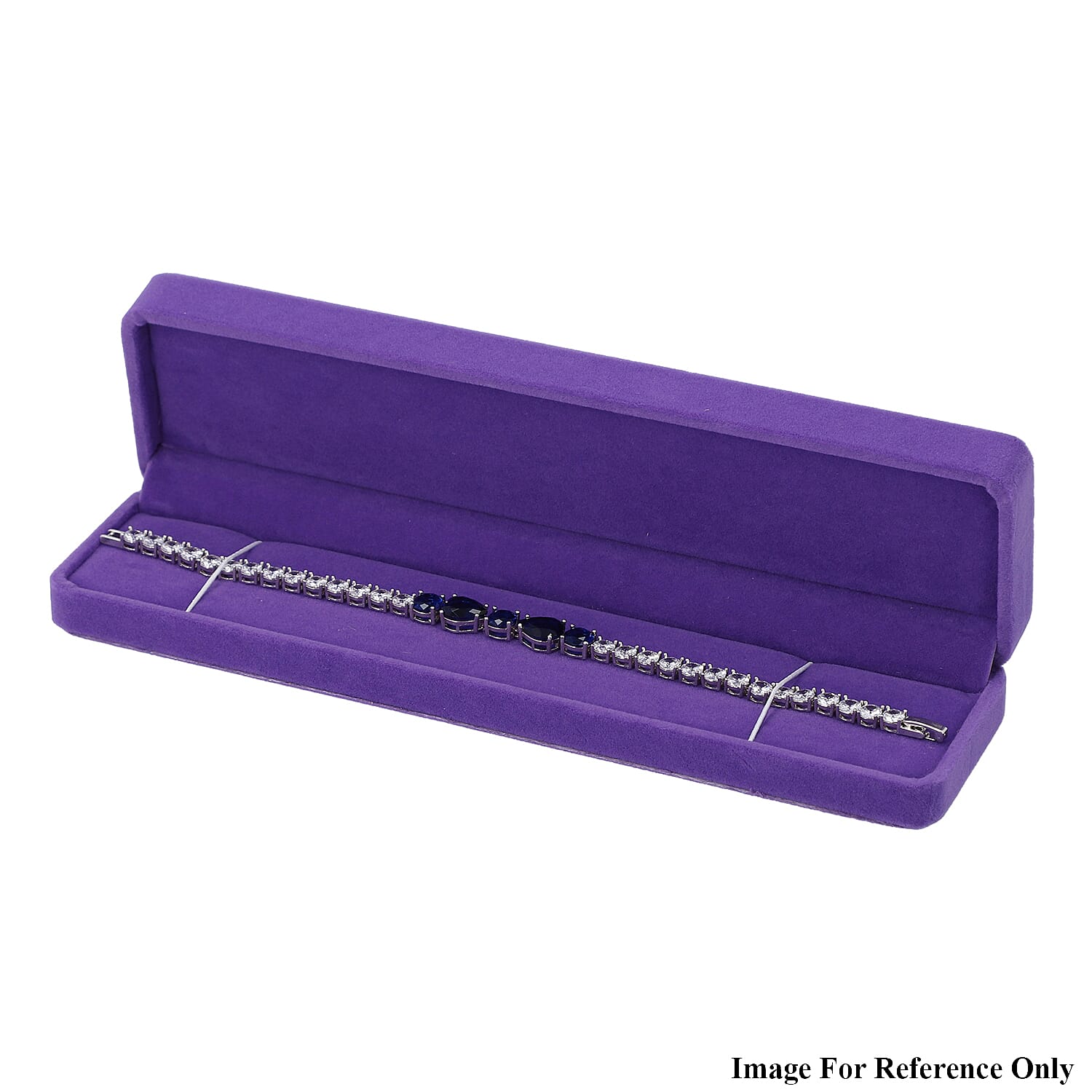 Set of 4 - Portable Velvet Jewellery Box (Incl. Ring Box - 5x5x4Cm, Pendant Box - 10x7x4Cm, Bracelet Box - 9x9x4Cm & Chain Box - 22x6x3Cm) - Purple