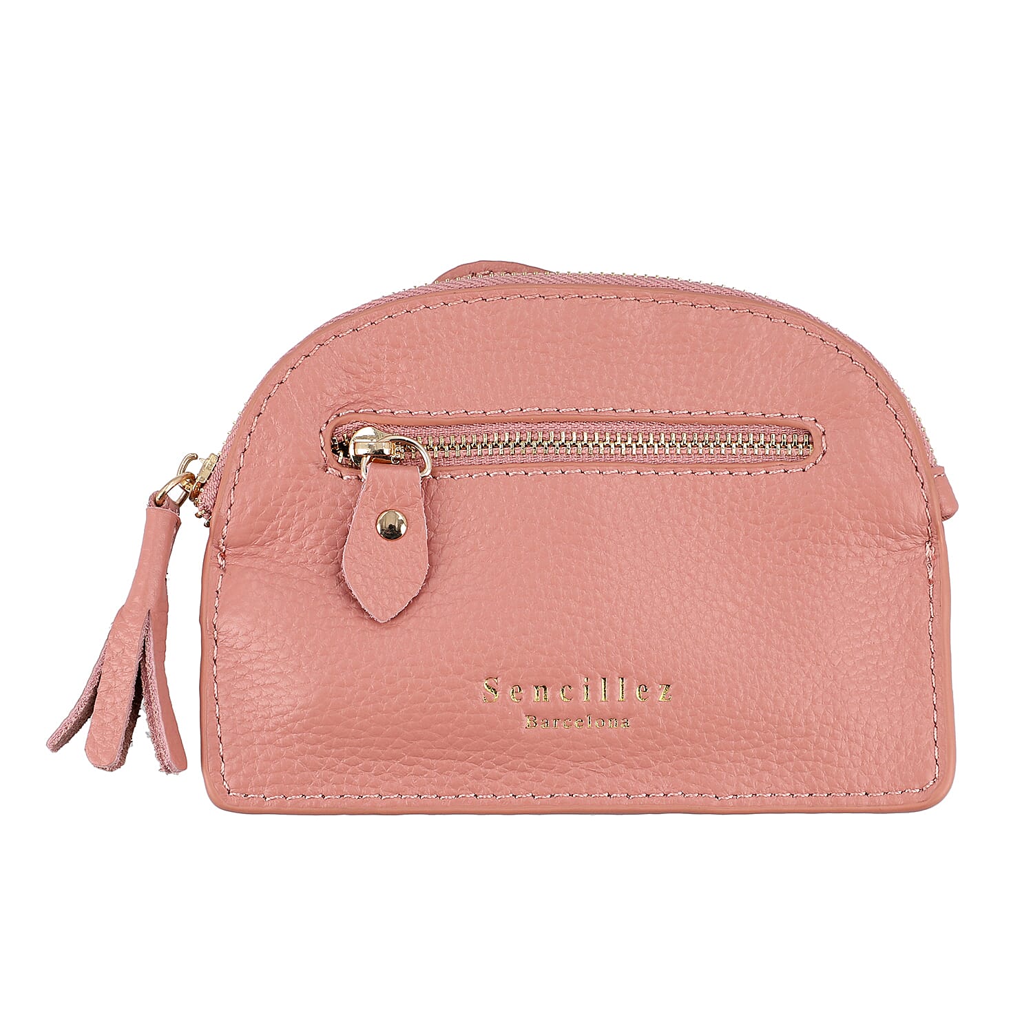 SENCILLEZ 100% Genuine Leather Elephant Shaped Wallet (Size 14x11cm) - Blue