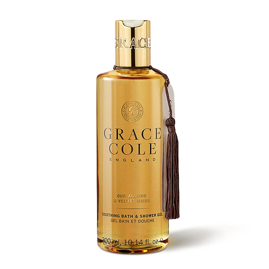 Grace Cole- Oud Accord & Velvet Musk Bath & Shower Gel - 300ml