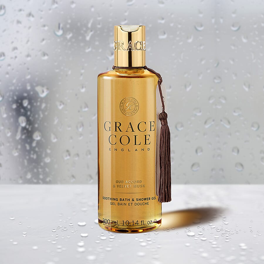 Grace Cole- Oud Accord & Velvet Musk Bath & Shower Gel - 300ml