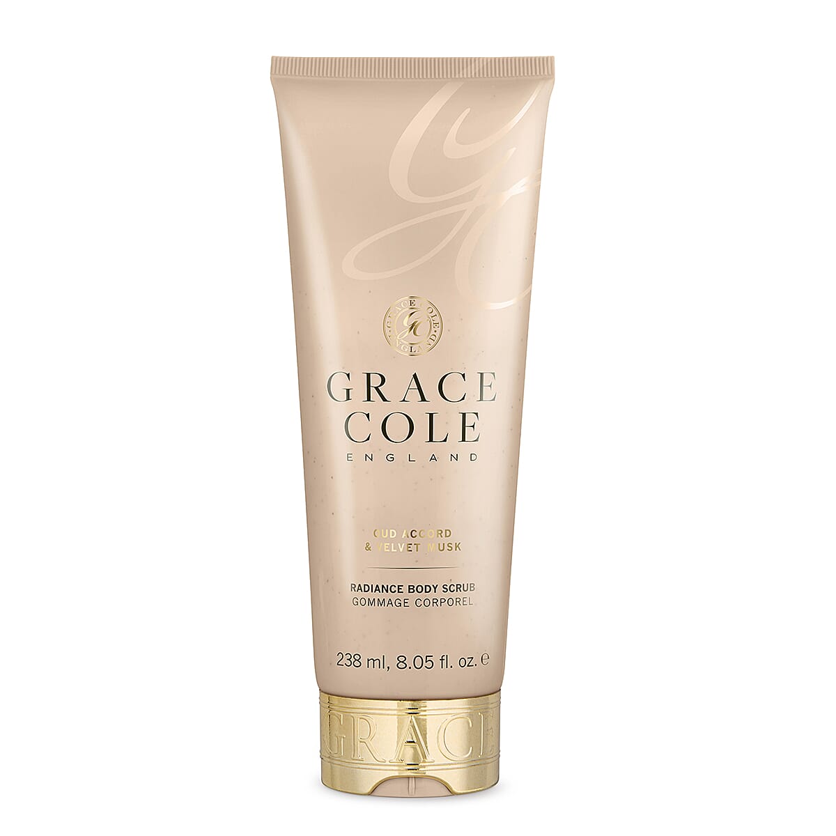 Grace Cole: Oud Accord & Velvet Musk Body Scrub - 238ml