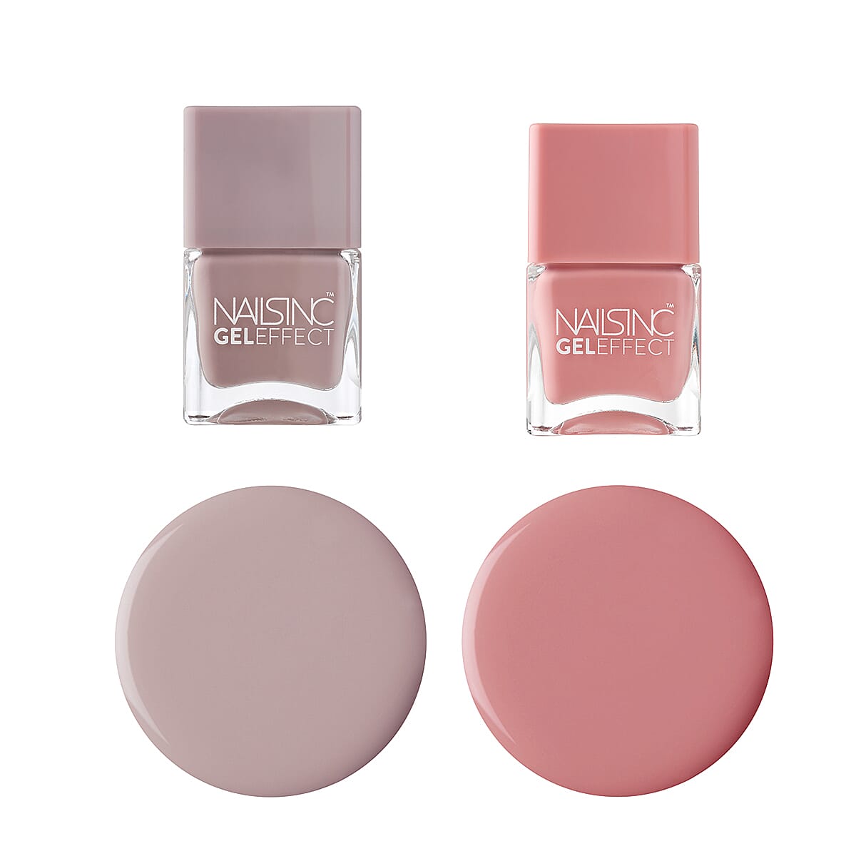 Nails Inc: Gel Effect Uptown and Porchester Square (14ml Each)