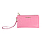 Sencillez 100% Genuine Leather RFID Snake-Skin Embossed Clutch Wallet in Pink