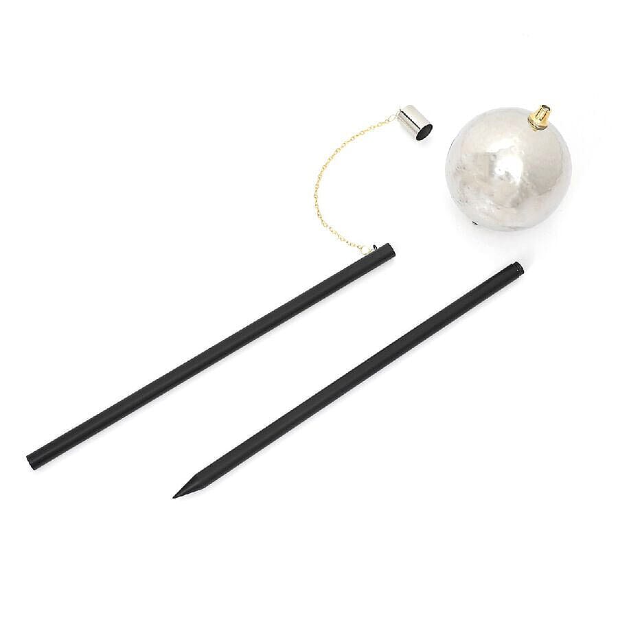 Fire Pit Stainless Steel Outdoor Garden Flame Torch (Size- Length 98 Cm,Diameter 48 Cm)