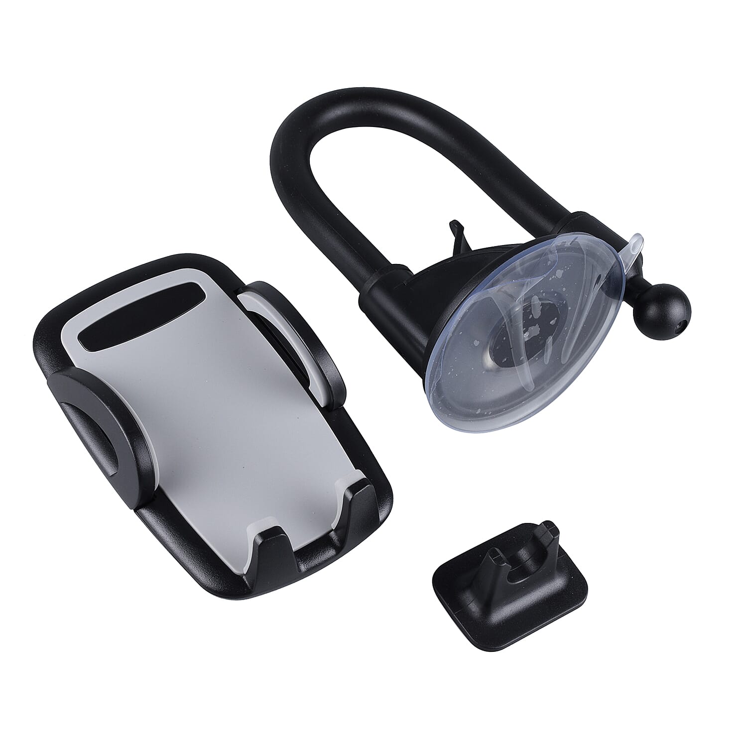 New Arrival Dashboard Windshield Long Arm Car Mount Phone Holder (11x6.5 To 10.5Cm) - Black