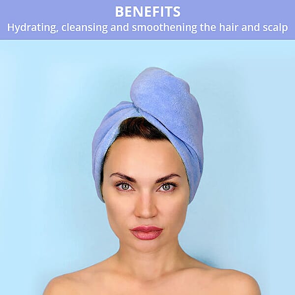 Sleeke Microfibre Hair Wrap (Size 62x25x10Cm) - Baby Blue