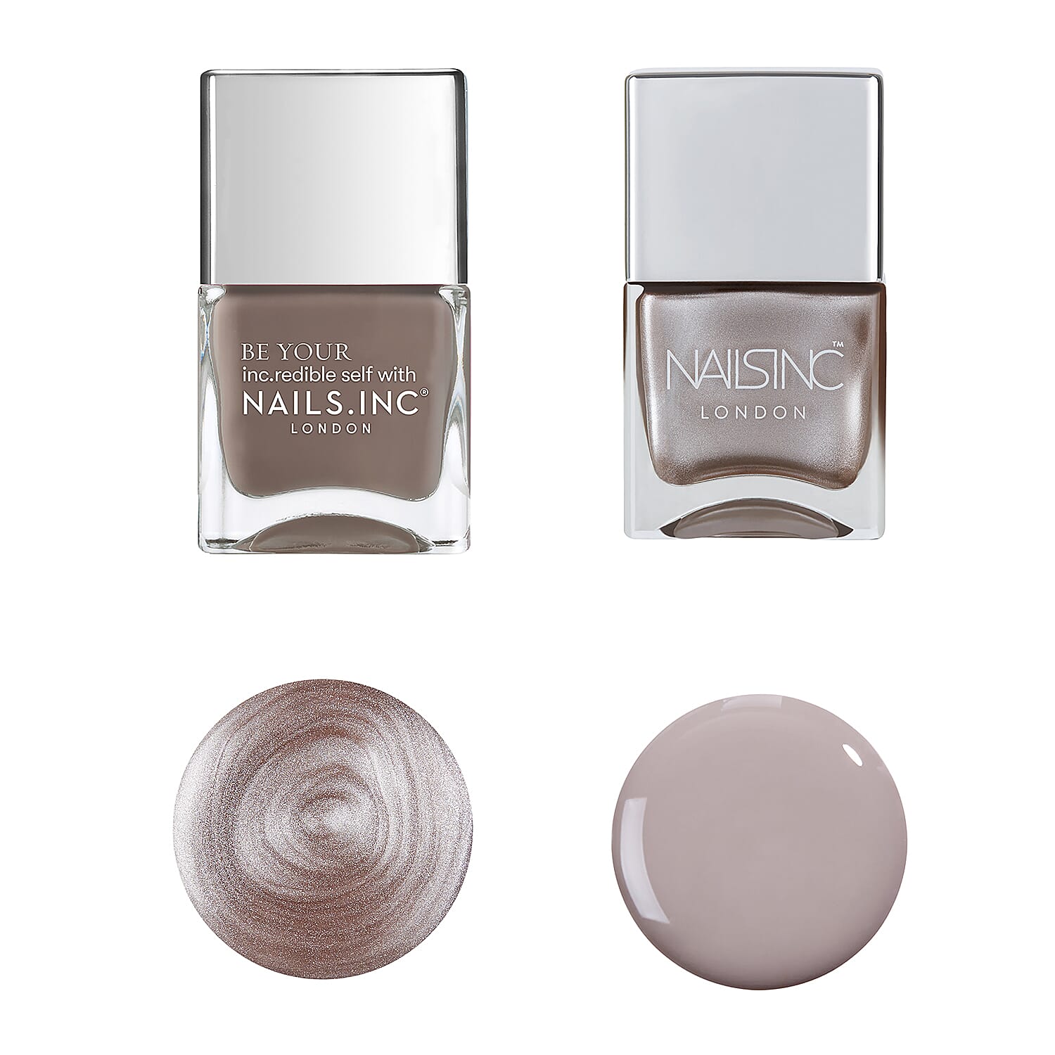 Nails Inc: Show Stopping Style and Porchester Square Foil (14ml Each)