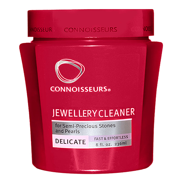 Connoisseurs Premium Edition Delicate Jewelry Cleaner Solution, Value size, 9.6 Ounce, Rinse